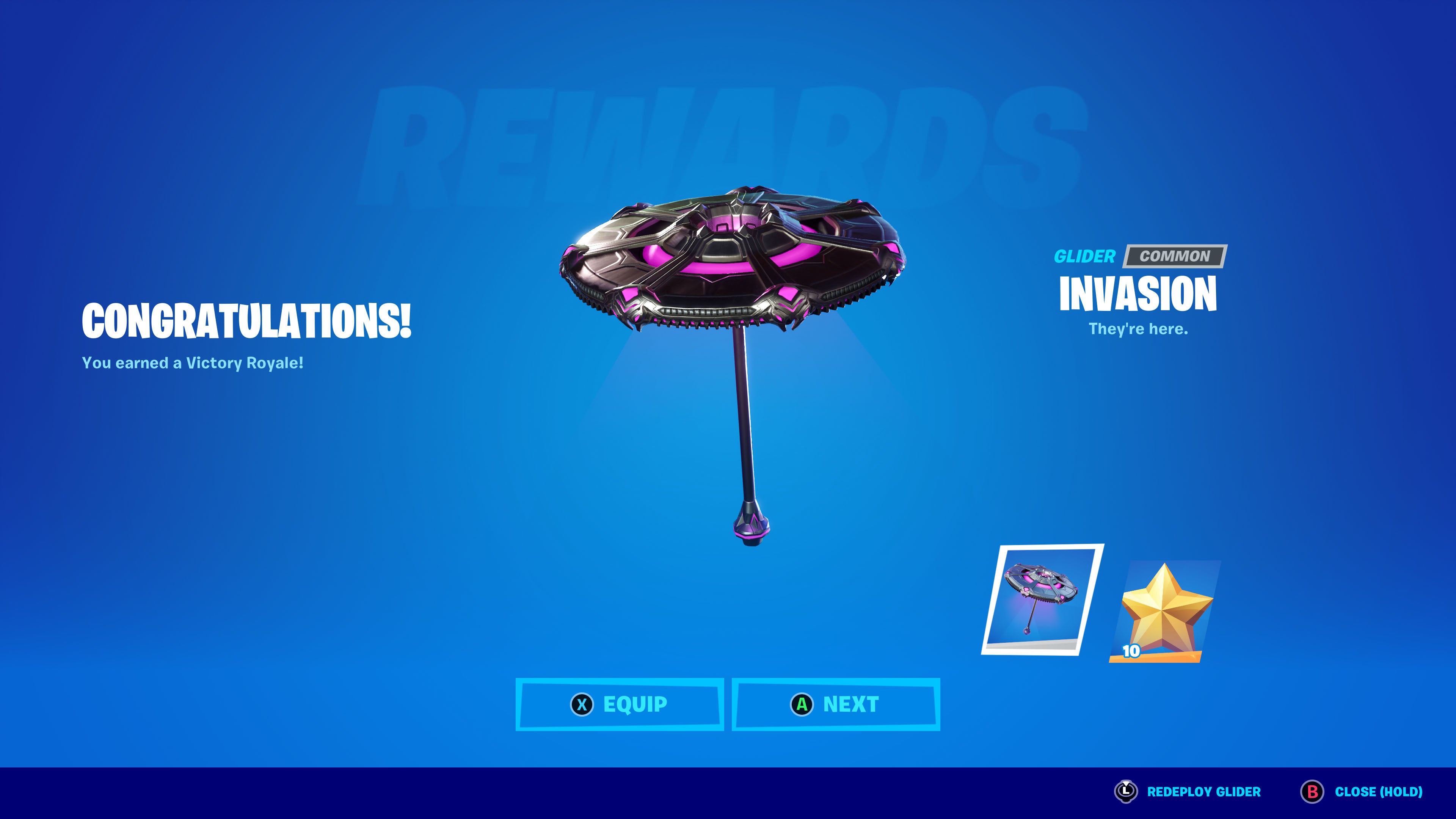 Fortnite new Victory Umbrella, the latest Victory Umbrella in this